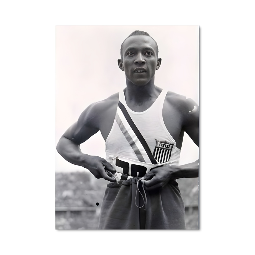 Poster L'Héritage d'Owens – affiche Athlétisme